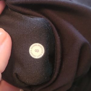 Lululemon black align legging with pockets 25" size 8